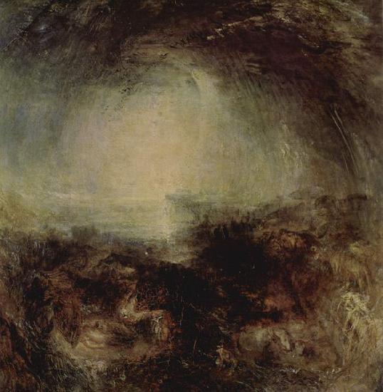 Joseph Mallord William Turner Schatten und Dunkelheit: Der Abend vor der Sintflut oil painting image